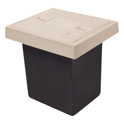 LP-RL1TL - Registro de Telecomunicaciones / 1 Tapa / Resistencia 2.5 Toneladas / Uso Peatonal / Tapa 59.5x59.5 cm / Impermeable