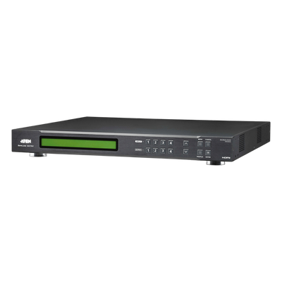 VM5404HA - Matriz HDMI / 4x4 / Escalador Integrado / Videowall / Seamless Switch / Audio Desembedding / RS-232 / Ethernet / 1080p / 6.75 Gbps