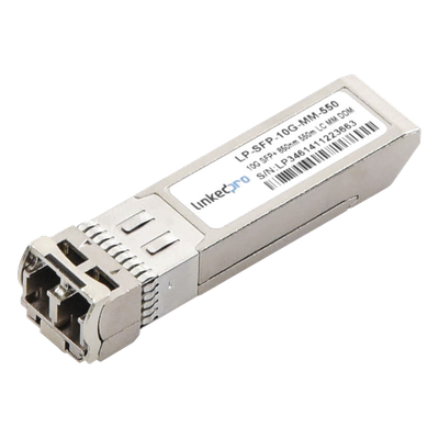 LP-SFP-10G-MM-550 - Transceptor Óptico SFP+ / Multimodo 850 nm / 10 Gbps / 10GBASE-SR / LC/UPC Dúplex / DDM / 550 m (1804.5 ft)