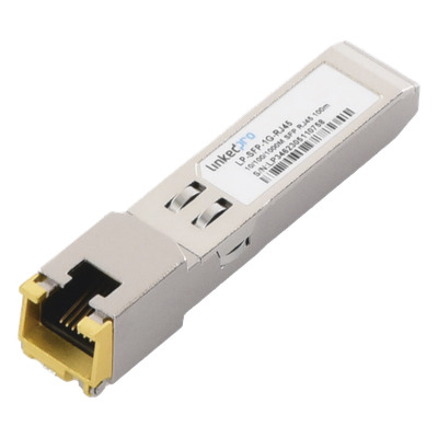 LP-SFP-1G-RJ45 - Transceptor SFP a RJ45 / 10/100/1000 Mbps Auto Negociación / 1000BASE-T / Alcance 100 m (328 ft)