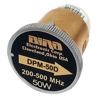 DPM-50D - Elemento de Medición de Potencia / 200-500 MHz / 1.25-50 W / Compatible Sensores 5010/5014 / 656-1640 ft