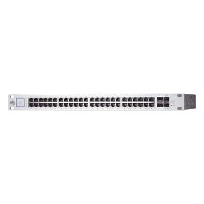 US-48-500W - Switch Administrable PoE+ / 48 Puertos Gigabit / 2 SFP+ 10G / 2 SFP 1G / 500W / 70 Gbps Throughput / 19.09 x 1.72 x 14.75'