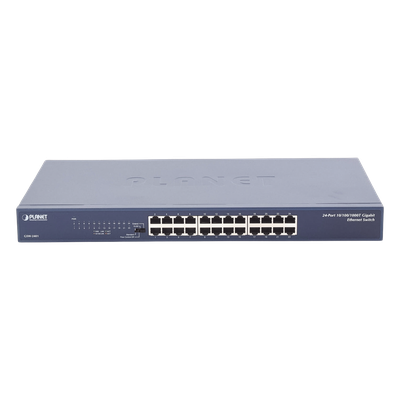 GSW-2401 - PLANET GSW-2401 switch No administrado Gigabit Ethernet (10/100/1000) 1U Azul