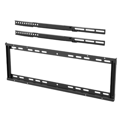 MD-WALLMOUNT - Soporte de Pared para Pantalla / 65-75-86 Pulgadas / Estructura Metálica 22 mm / Ajuste Preciso Múltiples Perforaciones / Diseño Compacto 730 x 250 mm