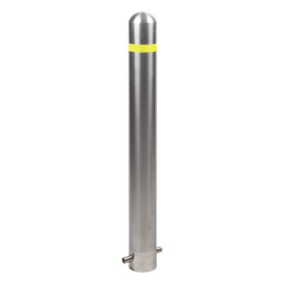 XB-900-FO - Bolardo Fijo / Acero Inoxidable SS304 / 900 mm (2.95 ft) / Ø 114 mm / Espesor 2 mm / Operación Manual