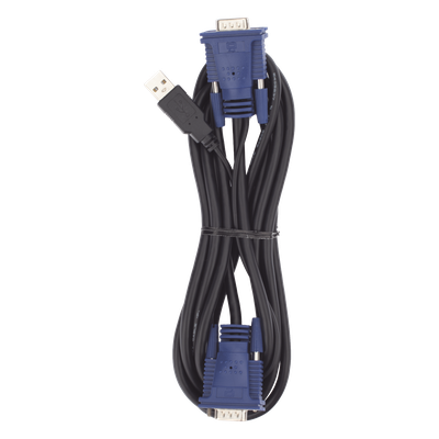 KVM-KC1-3 - PLANET KVM-KC1-3 cable para video, teclado y ratón (kvm) Negro, Azul 3 m