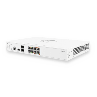 NSE4000 - Network Service Edge / 10 Gbps Firewall / 2.5 Gbps Advanced Security / 8 x 2.5 GbE RJ45 / 2 x 10 GbE SFP+ / 4x PoE+ / SD-WAN / Cloud Management