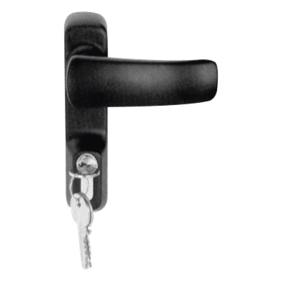 MX4696 - Manija para Barra de Emergencia / Zamak / Plata / Puerta 40-70 mm / Apertura Reversible / 1.57-2.76 in