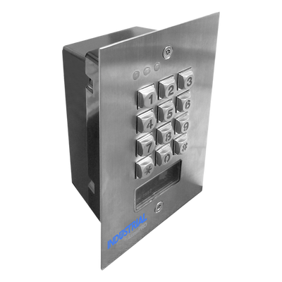 PROKEYPAD2V2 - Teclado de Control de Acceso / Antivandálico / 1,200 Usuarios / 3 Relevadores / Salida Wiegand / Lector de Proximidad / Empotrable