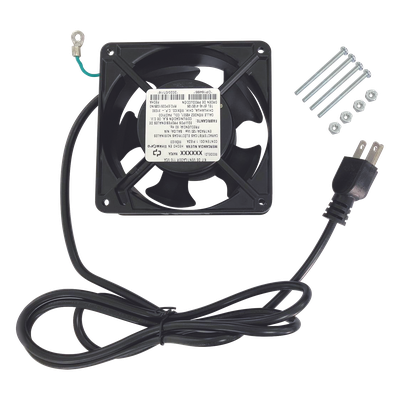 LP-VENT-BASIC - Ventilador de Gabinete / 110 VCA / 12 x 12 cm / 38 CFM / 1.6 m Cable NEMA 5-15 / 20,000 Horas