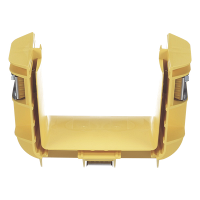 FRBC4X4LYL - Acoplador Recto para Canaleta / 4 x 4 pulgadas (101.6 x 101.6 mm) / Sistema QuikLock / UL 94V-0 / Capacidad 2,824 Cables 1.6 mm / Sin Partes Metálicas