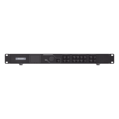 DS-D42V06-N(V2) - Controlador para Videowall / 6 Puertos RJ45 para Paneles LED / 3 Interfaces de Entrada DVI-HDMI-DP / 4 Puertos Gigabit Ethernet / 650,000 Píxeles por Puerto / 19 Pulgadas Rack 1.75 x 9.84 x 1.75 in