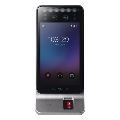 FSF2ODB - Terminal de Control de Acceso / Reconocimiento Facial Sin Contacto / Lector Multitecnología RFID y NFC / Pantalla LCD 7'' / 100,000 Usuarios / Detección de Cubrebocas
