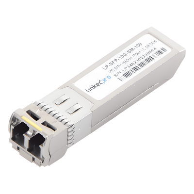 LP-SFP-10G-SM-100 - Transceptor Óptico SFP+ / 10 Gbps / Monomodo 1550 nm / Alcance 100 km (328,084 ft) / LC/UPC Dúplex / DDM / 10GBASE-ZR
