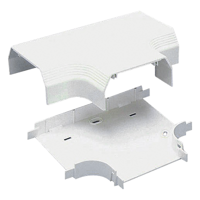 T70TIW - Accesorio en T para Canaleta / PVC Rígido / UL94V-0 / Radio de Curvatura 1 in / TIA/EIA / Aplicaciones Múltiples
