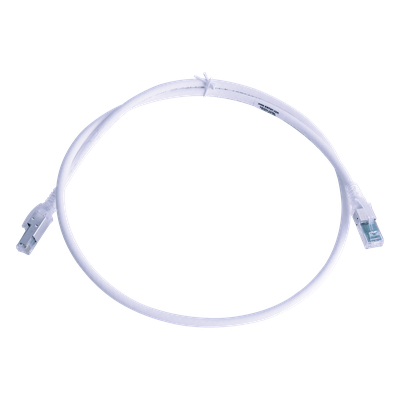 ZM6A-S03-02B - Patch Cord Cat6A S/FTP / CM/LS0H / 0.91 m (3 Pies) / Blindaje Total / Ultra Delgado / Sin Halógenos