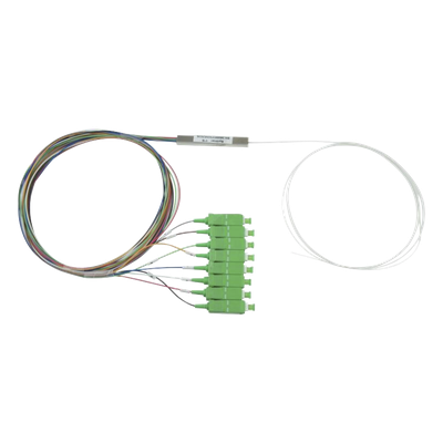 PLC-108-SCAPC - Splitter Óptico PLC / 1x8 / Conectores SC/APC / Pérdida 10.5 dB / 1260-1650 nm