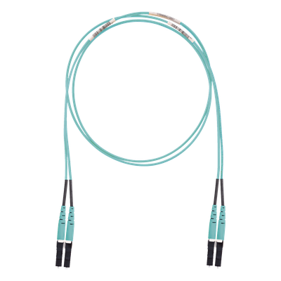 FX2ELLNLNSNM010 - Jumper de Fibra Óptica / Multimodo OM3 50/125 / LC-LC Dúplex / LSZH / 10 m (32.81 ft) / Aqua
