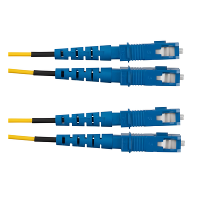F923RSNSNSNM003 - Jumper de Fibra Óptica / Monomodo OS2 9/125 / SC-SC Duplex / OFNR Riser / LSZH / 3 m (9.84 ft) / 1.6 mm