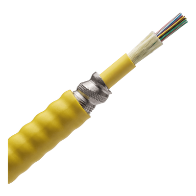 FSPR912Y - Cable de Fibra Óptica / 12 Hilos / Monomodo OS2 / Interior / Armado Tight Buffered 900 µm / OFCR Riser / Precio Por Metro