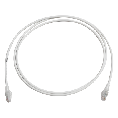 MC6-07-02 - Patch Cord Cat6 UTP / CM-LS0H / 2.13 m (7 ft) / Alta Densidad / PoE++ / Blanco