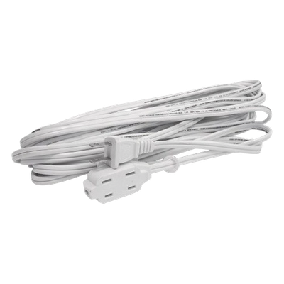 SYS-136141 - Extensión Eléctrica Doméstica / 3 m (9.8 ft) / 127 V CA / 8 A Máximo / 16 AWG / NEMA 1-15P