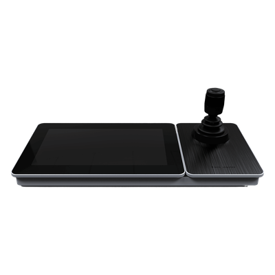 DS-1600KI(B) - Controlador IP con Joystick / Pantalla Táctil 10.1" / Android 4.4 / Red LAN 10/100/1000 Mbps / PoE 15W / IP66