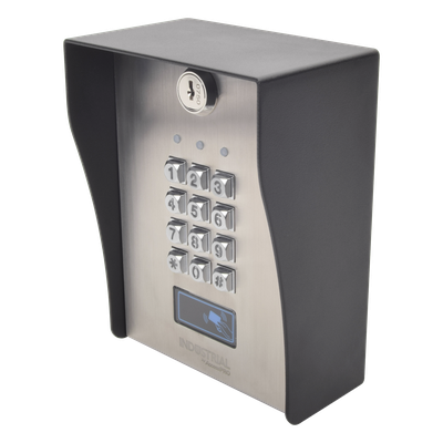 PROKVISITOR - Teclado antivandálico / 3 relevadores / 1,200 usuarios / 50 códigos visitantes / Wiegand / 12-24 VCC