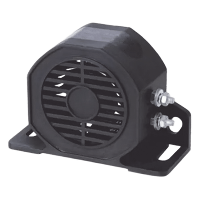 X70A - Alarma de Reversa Vehicular / 12-24 Vcc / 97 dBA / IP65 / SAE Tipo C / 4 x 2.8 x 1.6 pulgadas