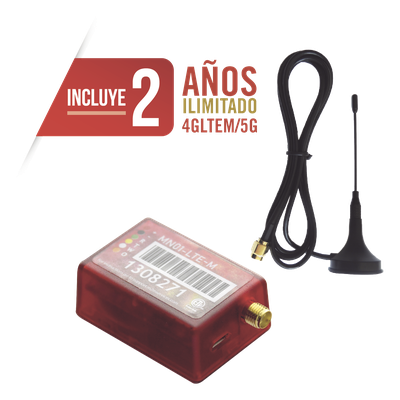 MN01-LTE-M - Comunicador de Alarma Universal / LTE 5G / Dual SIM / Multicarrier / 100 Usuarios Simultáneos / Programación Remota