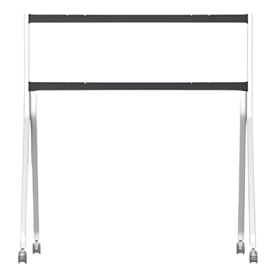 WB1M0IDEAHUB07 - Soporte con ruedas / 95 kg capacidad / 1525x1302x764 mm / 5005x4276x2507 pies / VESA 800x400 y 600x400 / Acero al carbono