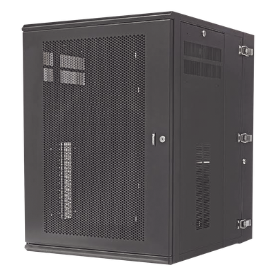 PZWMC1830P - Gabinete de Montaje en Pared / 19in / 18 UR / 30in Profundidad / Puerta Ventilada / 300 lb Capacidad