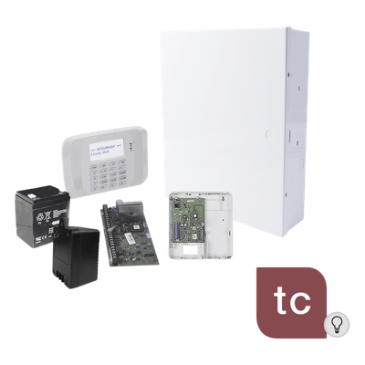 VISTA48LANTBIPS - Kit de alarma / panel VISTA-48LA 8 zonas cableadas + 40 inalámbricas / comunicador IP 7847i / AlarmNet / Total Connect