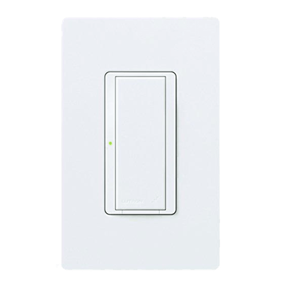 MRF2-6ANS-WH - Interruptor Maestro Wireless on/off / 6 A iluminación / 3 A motor 1/10 HP / 120 V / RF Clear Connect / requiere neutro / controles Pico y Radio Powr Savr