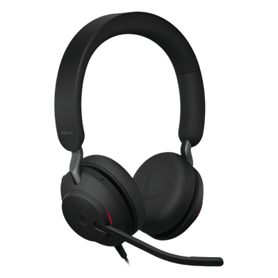 EVOLVE240SE-STEREO-MS-USBC/A - Auricular Profesional UC / Cancelación de Ruido / Busylight 360° / USB-C/A / Certificación Microsoft Teams / 3 Micrófonos MEMS