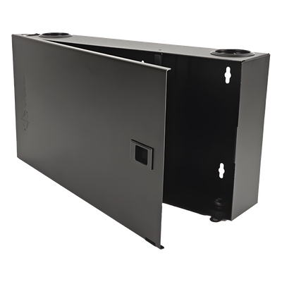 LVW-F4-01 - Caja de Fibra Óptica / Montaje en Pared / Acceso Fijo / 4 Aberturas / 18 Gauge / 96 Fibras / 18' x 9.2' x 3.5'
