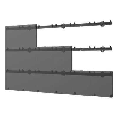 LEDUNVS-6X4 - Sistema de Montaje Universal para paneles LED dvLED / SEAMLESS Connect / 6x4 Paneles / Capacidad (409.1 kg) / Aluminio / Ajuste de Precisión / Hasta 3.60 x 1.35 m m