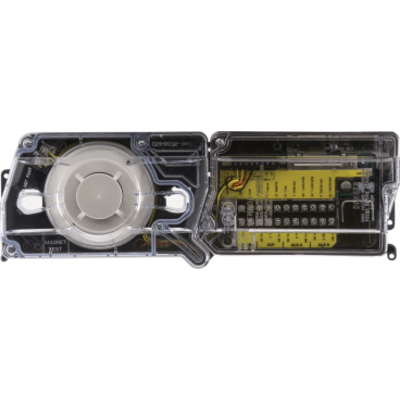 D4120 - Kit Puerta de Garage 18x7 Pies (5.49 x 2.13 m) / Imitacion madera / Motor DC 1/2 HP / Insulada / Activación WiFi / Hasta 50 Controles / Lámina Calibre 26