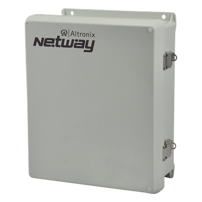 NETWAY4EWP - Switch PoE+ para Exteriores / 4 Puertos PoE+ o 2 Hi-PoE / 1 Puerto SFP 1Gb / IP66 NEMA 4/4X / 120W Total / 100m (328 pies)