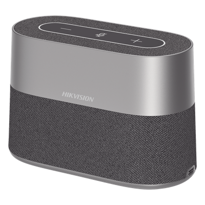 DS-UAC-S1V - Micrófono y Bocina para Conferencias / Arreglo de 8 Micrófonos 360° / Rango 5 m (16.4 ft) / Cancelación de Eco y DNR / USB-C Plug-and-Play / 3.5 mm para Audífonos