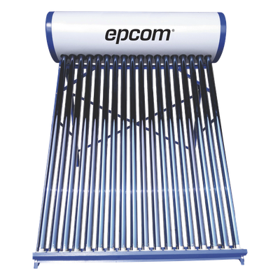 STELPWH180 - Calentador Solar de Baja Presión / 180 L / 18 Tubos de Vacío / Acero Inoxidable Grado Alimenticio / Resistencia a Granizo 25 mm / Ánodo de Magnesio
