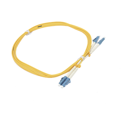 OFC-LC/PC-LC/PC-D-20-2 - Jumper de Fibra Óptica / Monomodo G.652D / LC/UPC-LC/UPC / Dúplex / 2 m (6.56 ft) / Forro 2 mm