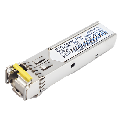 MGB-LB20 - Transceptor mini-GBIC SFP / 1G LC / WDM BIDI / Monomodo 20 km (66 pies) / TX 1550nm RX 1310nm