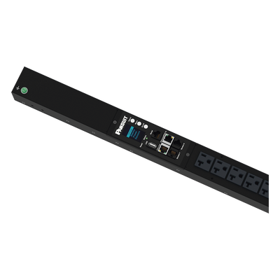P16D20G - PDU Monitoreable / 16 Salidas NEMA 5-20R / Entrada NEMA 5-15P / Vertical / 120 Vca / 15 A / Cable 3 m (9.8 ft) / Rango 10°C a 60°C