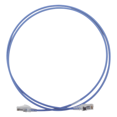 MC6-05-0628 - Patch Cord / Cat6 UTP / CM/LS0H / 1.52 m (5 ft) / 28AWG Diámetro Reducido / Azul