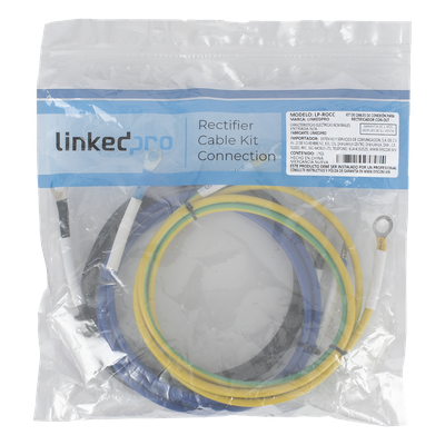LP-ROCC - Kit de Cables de Conexión para Rectificador / 48 VDC / 1.5 m (4.9 ft) / Cobre / Modular