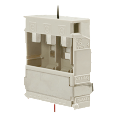 RBB-01 - Caja de Batería para Detectores / Compatible CR123A y CR2 / Dimensiones Compactas / VXI-R/RAM/RDAM y BXS-R/RAM