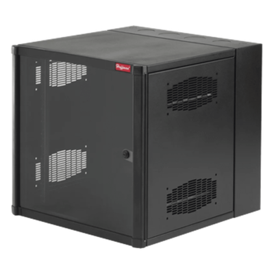 EWMW162425 - Gabinete AccessPlus de 8 UR Montaje en Pared de 19in / Doble Bisagra / Puerta con Ventana de Seguridad / 425 mm (16.7 in) x 620 mm (24.4 in) x 638 mm (25.1 in) / Color Negro