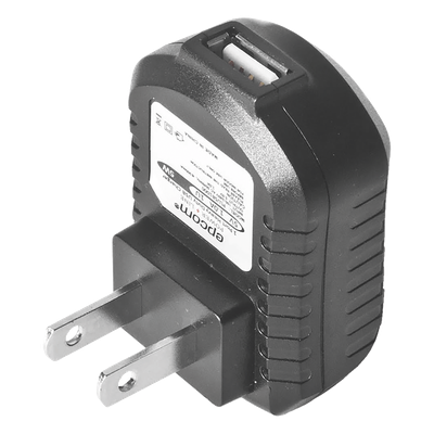 PLUSB1000 - Cargador USB Profesional / 1 Puerto / 5 Vcc / 1 A / Entrada Universal 100-240 Vca / Protección Integrada