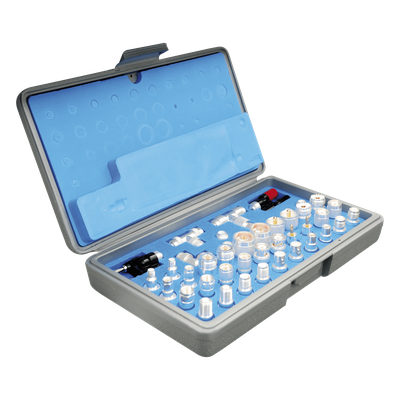 RFA-4023-01 - Kit de Adaptadores RF / 43 Piezas / UNIDAPT / Estuche con Esponja / Conectores Coaxiales